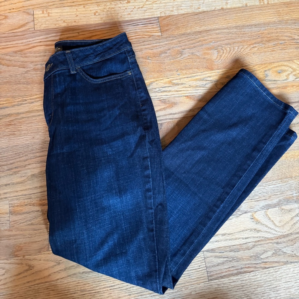 Lee Women's Dark Indigo Straight Leg Jeans